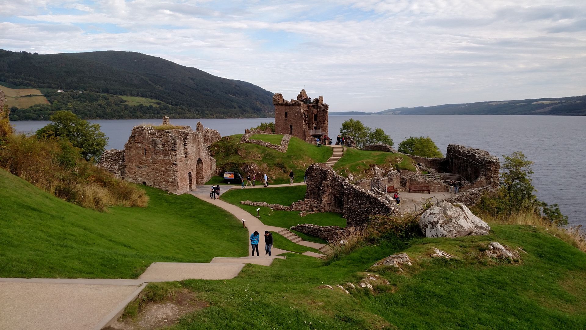 Urquhart Castle ruins